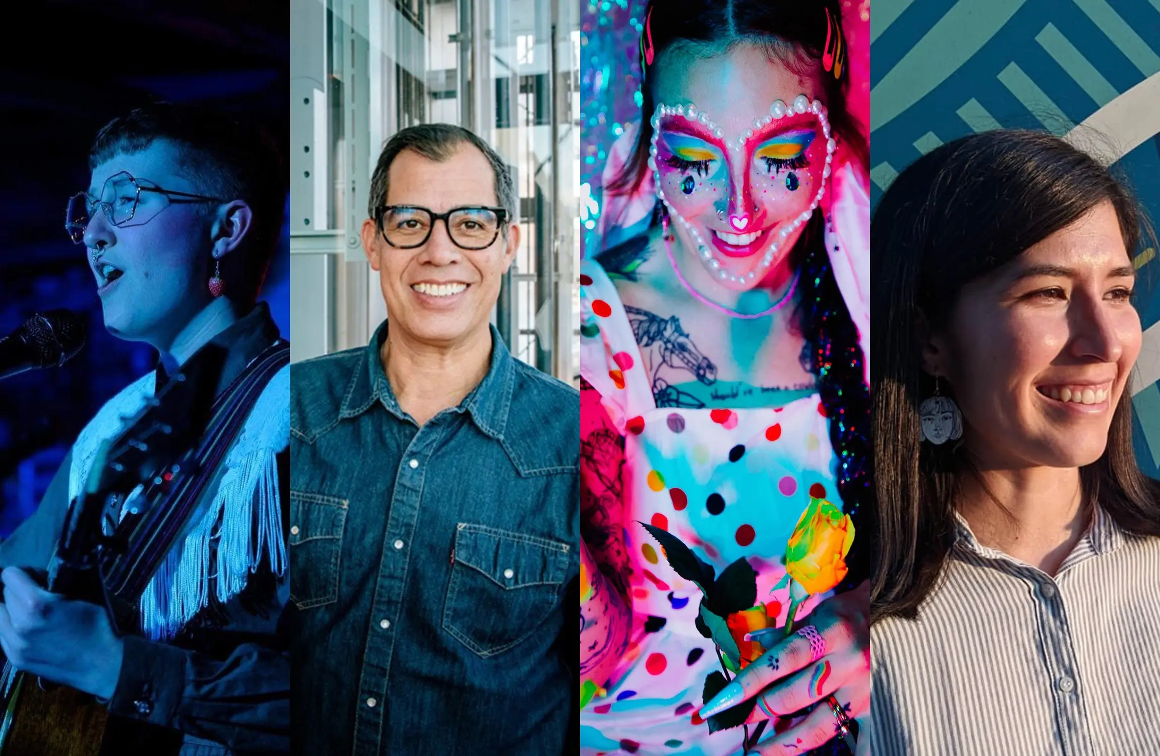 (L–R): Mary Nielsen, Jorge Rojas, Emily Friend and Jessica Wiarda. Photos courtesy of the artists
