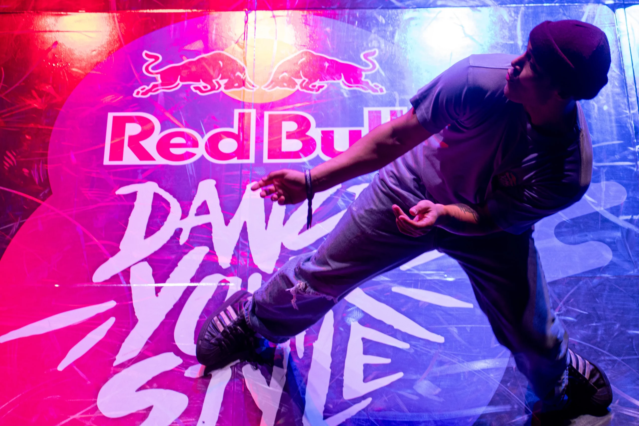 Seth Gonzales krumps at the Redbull Dance Your Style Qualifier.