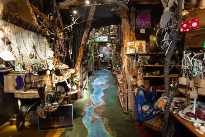 The interior of the shop at Natural Law Apothecary in Salt Lake City.