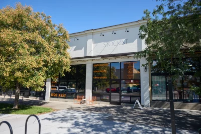 The exterior shot of The Stockist.
