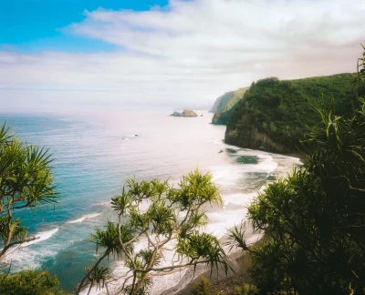 “Big Island Coast,” Kodak 120 Portra 400, 2024. Kailua-Kona, Hawaii.