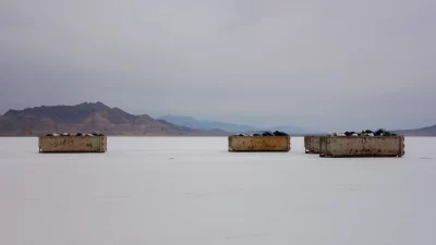 “Fast Cars & Slow Dumpsters,” Digital, 2017. Bonneville Speedway