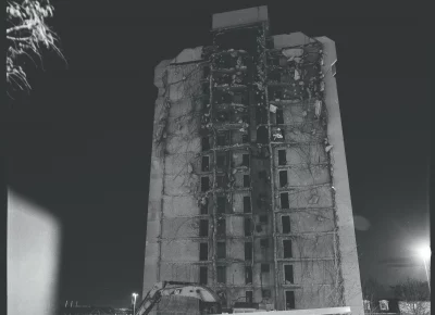 Broken Building. Photo: Leo Wilson.