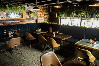 The interior of Melancholy, where Books Take Flight is held