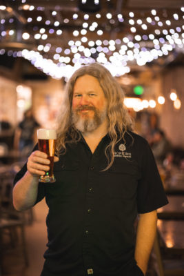 Chad Hopkins, owner of Hopkins Brewery