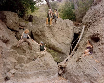 “Inhaling Poppers,” Analog Photography, 2025. Los Angeles, California.