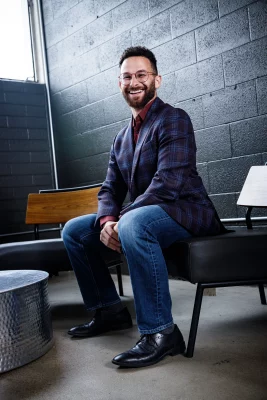 Dressed for the occasion, David Hone.