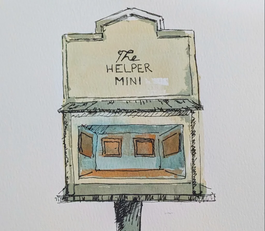 When it comes to art, size really doesn’t matter: The Helper Mini Art Gallery