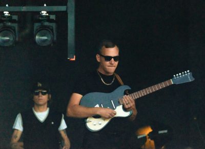 Brad and Matt Shultz entering the stage in Salt Lake City for their first stop on their Neon Pill tour. Photo: @lmsorenson