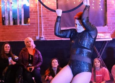 NIK / HAEDRIX with an emotional aerial piece that left the audience speechless.