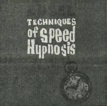 The album cover for Edsel's 1995 album Techniques of Speed Hypnosis.