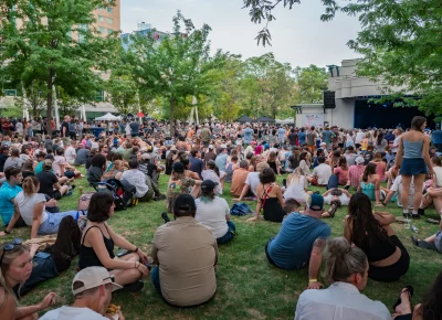 The crowd at SLC Twilight on August 6.