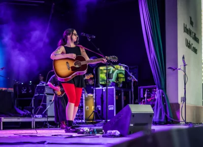 Katie Crutchfield aka Waxahatchee at SLC Twilight.