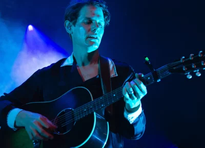 Japanese Breakfast's Peter Bradley feelin the music.