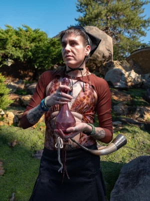 Diaz is a practitioner of the enticing glamour magick. Photo: Jillian Meyer.