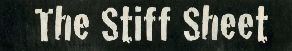 The Stiff Sheet: April 1996