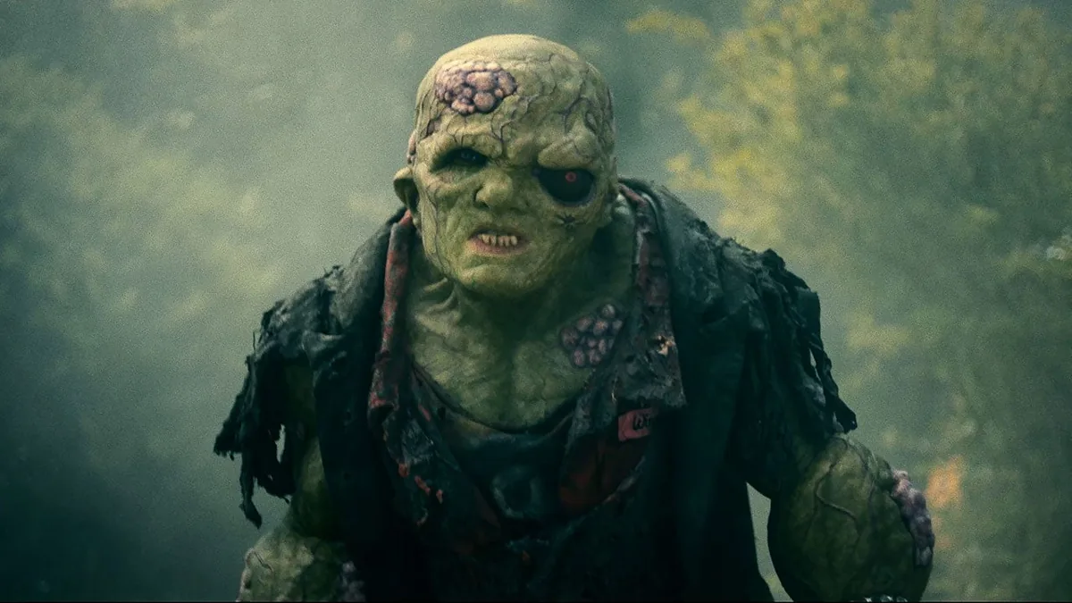 A still from the 2023 remake The Toxic Avenger, re-released in 2025.