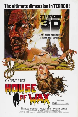 A movie poster of the movie House of Wax for the 31 Nights of Secondhand Screenings.