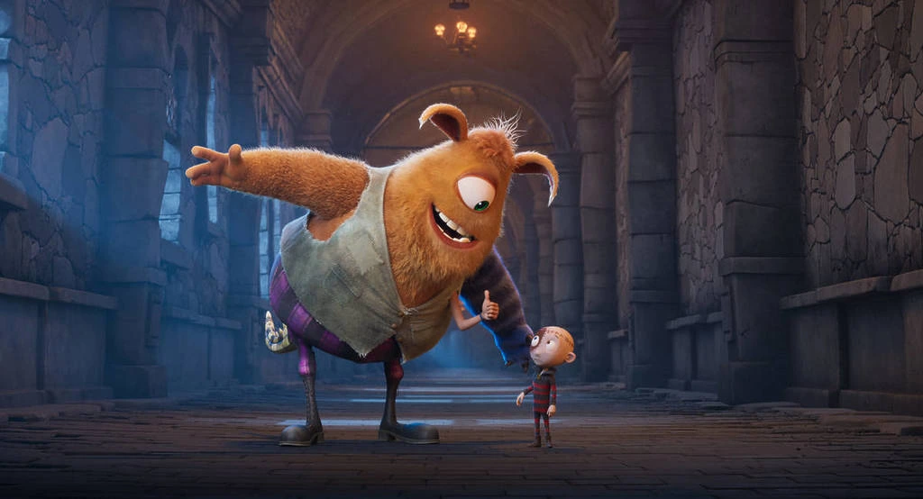 A still from the 2025 animated film, Stitch Head.