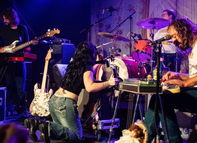 Wednesday gave it their all at the concert.