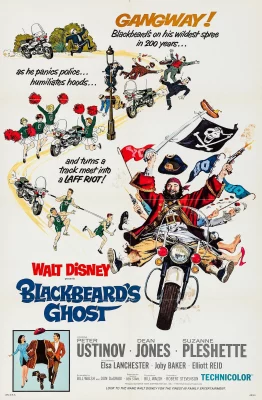 A movie poster of the movie Blackbeard's Ghost for the 31 Nights of Secondhand Screenings.