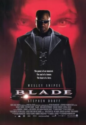 A movie poster of the movie Blade for the 31 Nights of Secondhand Screenings.