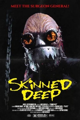 A movie poster of the movie Skinned Deep for the 31 Nights of Secondhand Screenings.