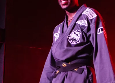 Freddie Gibbs flashes a smile on stage at The Union on Nov. 1.