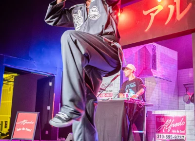 Freddie Gibbs on stage at The Union on Nov. 1.