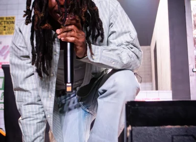 Rapper MAVI on stage at The Union on Nov. 1.