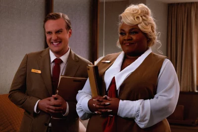 John Early and Da'vine Joy Randolph in Eternity