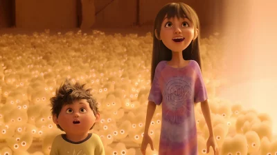 In Your Dreams Stevie and Elliot find themselves in a dream world. Courtesy of Netflix