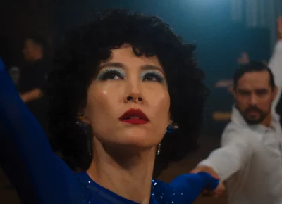 Rinko Ikuchi and Alejandro Edda appear in Ha-Chan, Shake Your Booty! by Josef Kubota Wadyka, an official selectionof the 2026 Sundance Film Festival. Courtesy of Sundance Institute | photo by Daniel Satinoff.