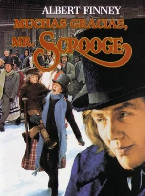 A movie poster of Scrooge for the 31 Days of Secondhand Givings.