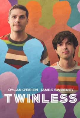 The movie poster for the 2025 film Twinless.