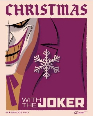 A movie poster of Christmas with The Joker for the 31 Days of Secondhand Givings.