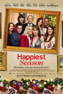 A movie poster of Happiest Season for the 31 Days of Secondhand Givings.