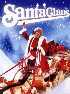A movie poster of Santa Claus: The Movie for the 31 Days of Secondhand Givings.