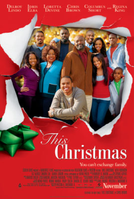 A movie poster of This Christmas for the 31 Days of Secondhand Givings.