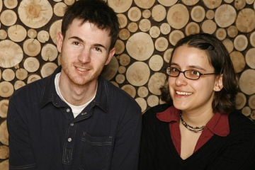 Filmmaker team Ryan Fleck and Anna Boden pose together.