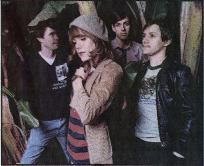 The members of Rilo Kiley.