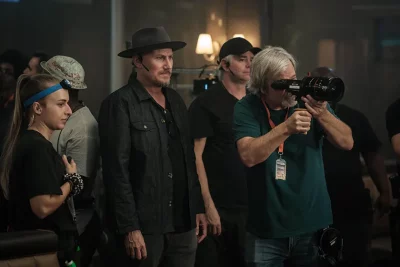 Gore Verbinksi and James Whitaker behind the camera of Good Luck, Have Fun, Don't Die