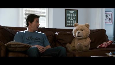 Mark Wahlberg and Ted in Ted 2