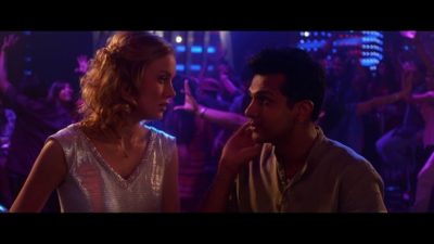 Brie Larson and Utkarsh Ambudkar in Basmati Blues