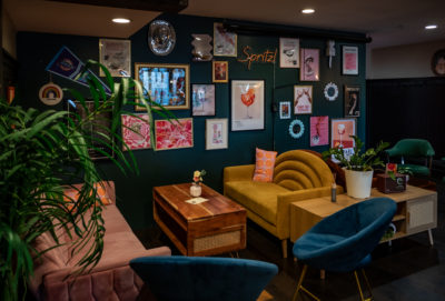 Comfy seating area at Spritz!