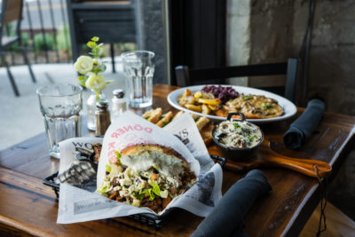 A full plate at Weller's Bistro.