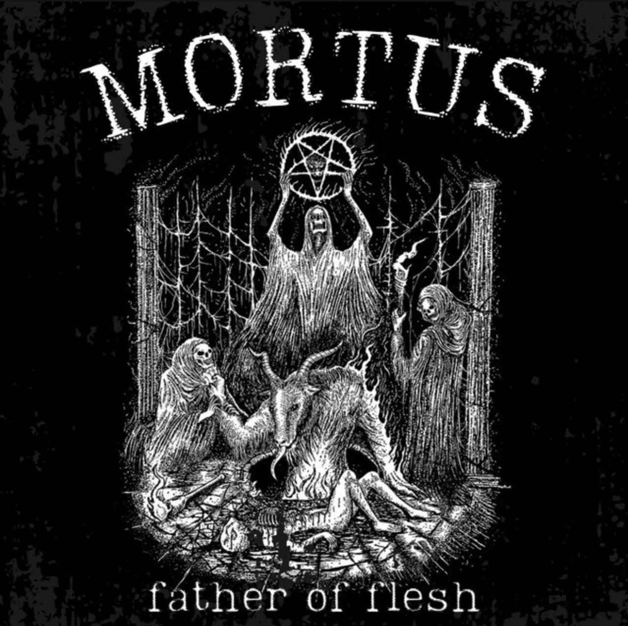 Cover art for Mortus' Father of Flesh
