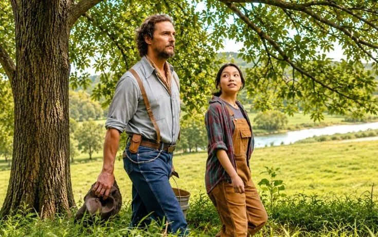 Angelina LookingGlass and Matthew McConaughey in The Rivals of Amziah King