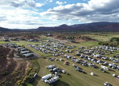 Fort Desolation Fest from above. Photo: Kyle Aldridge
