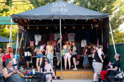 Merch tent 